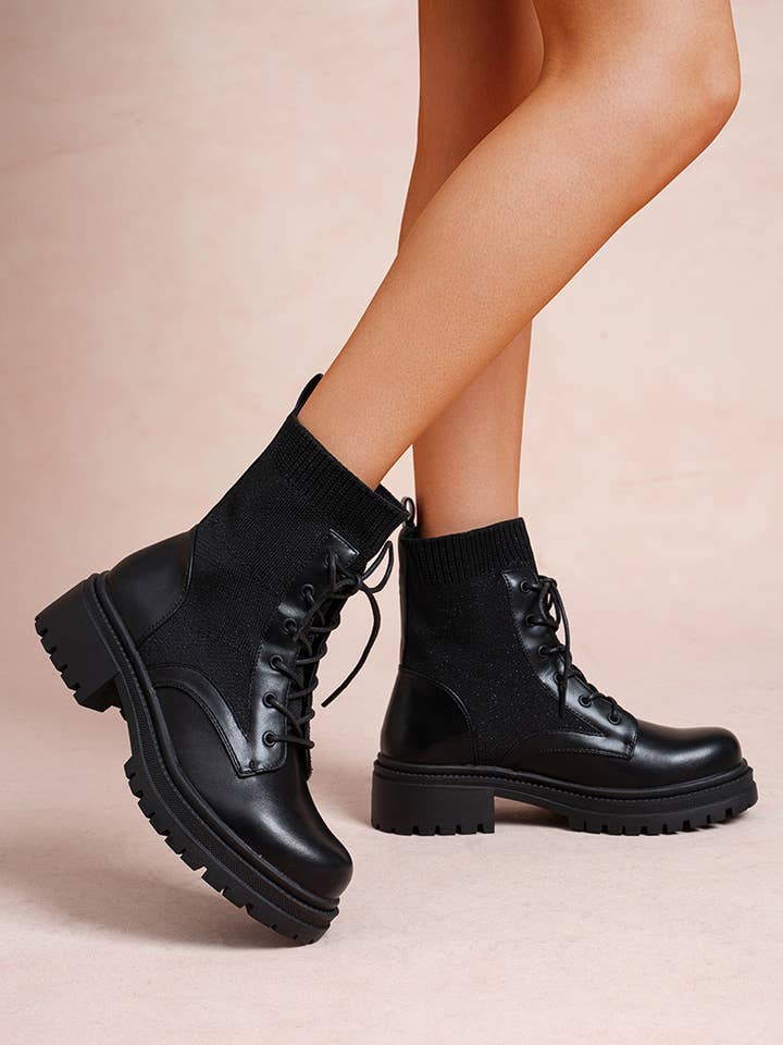 LADY GLORY – Großhandel Stiefel – Damen – Mid-Caft Stiefel mit blockabsatz – Eleganz und Komfort für den Alltag