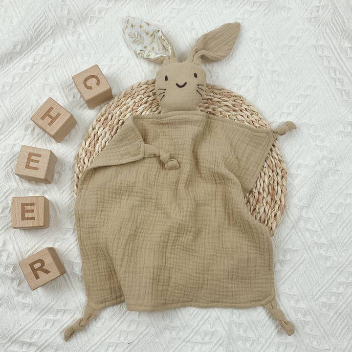 Bunny - Baby Lovey Security Blanket Cuddle Cloth for wholesale by The Arinna Collection LLC