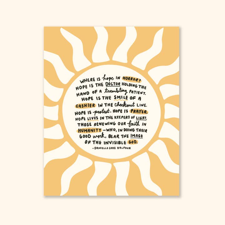 Keepers of Light Print for wholesale by Oh Happy Dani