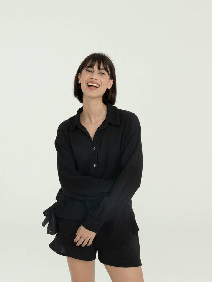 Your Human Soul - Wholesale Button Down Shirt - Men's - 01h - long sleeve button shirt3