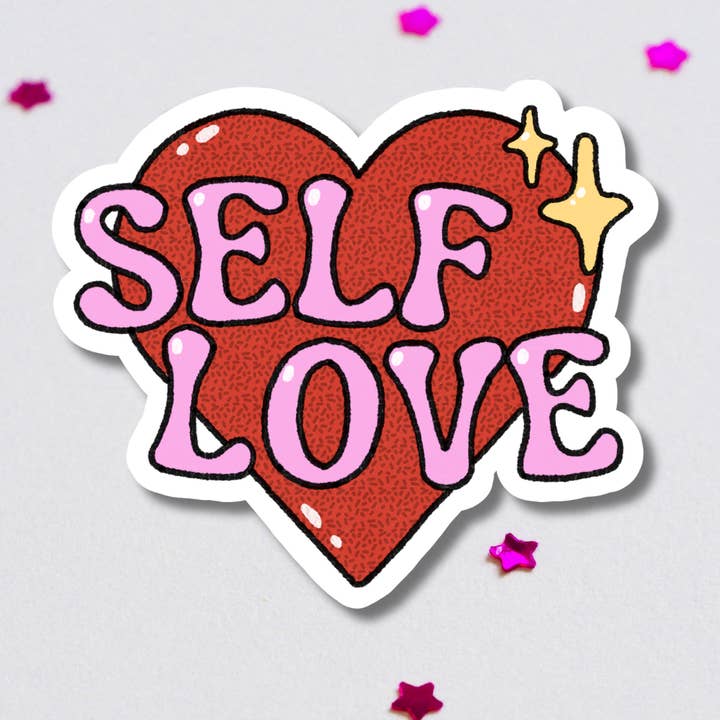 Self Kærlighed Vinyl Sticker for engroshandel hos Get Stoked