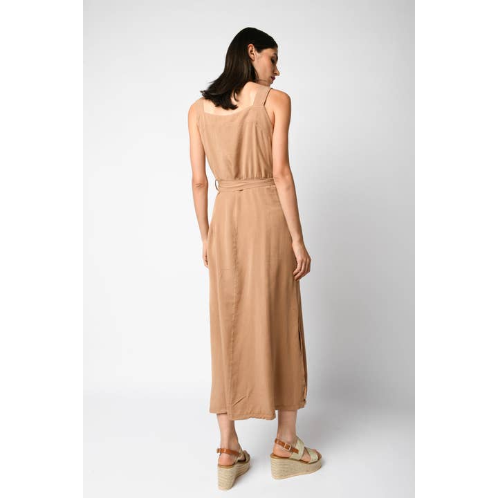 Vestido largo con botones para venta al por mayor de Nuna Lie