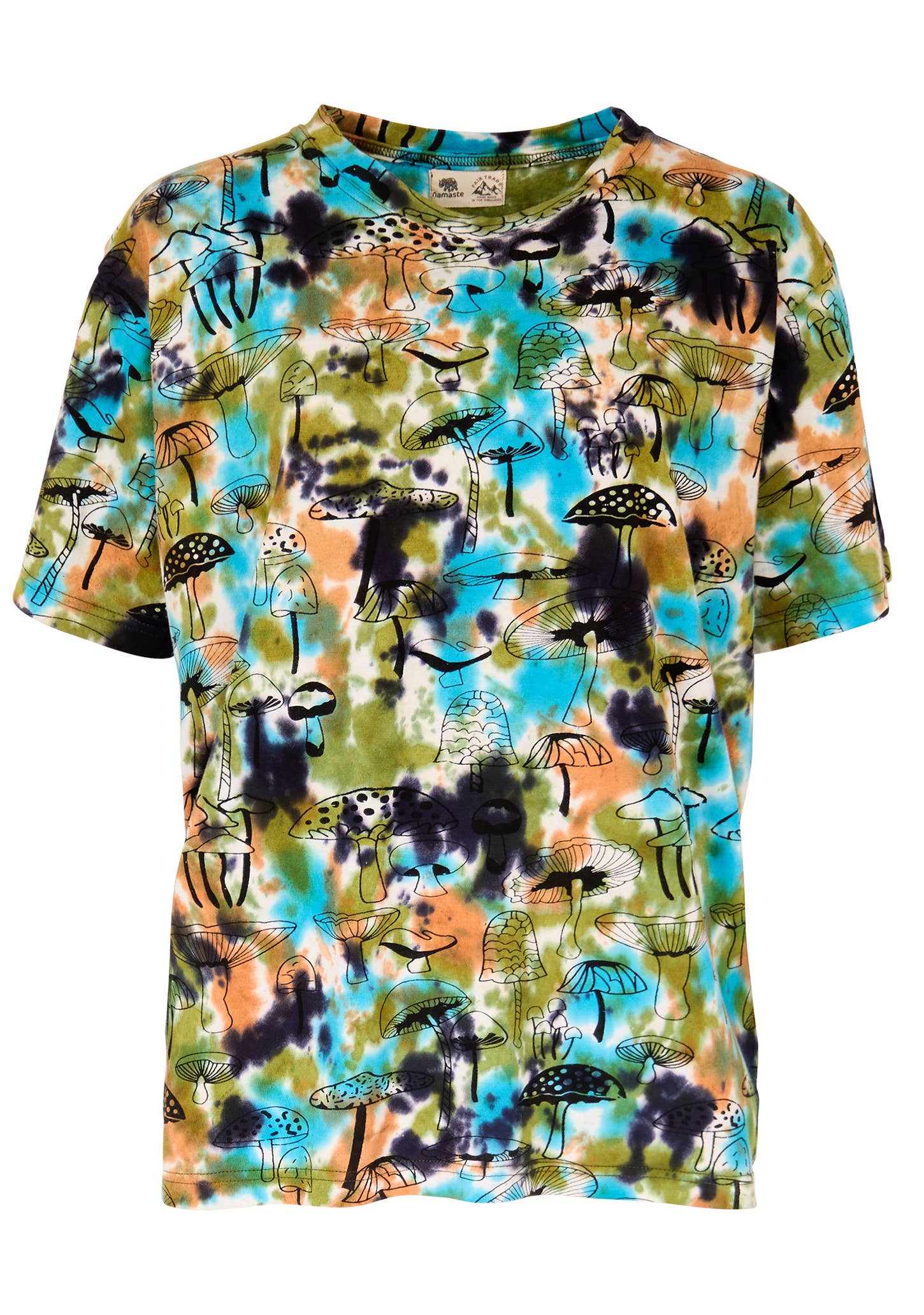 Namaste - Venta al por mayor Camiseta - Unisex - Camiseta de Hongos Tie Dye2