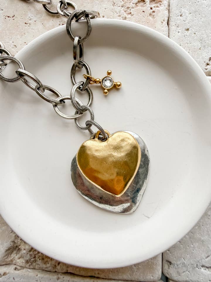 Evig Löfte Hjärt Halsband för wholesale av Grace Girl Beads