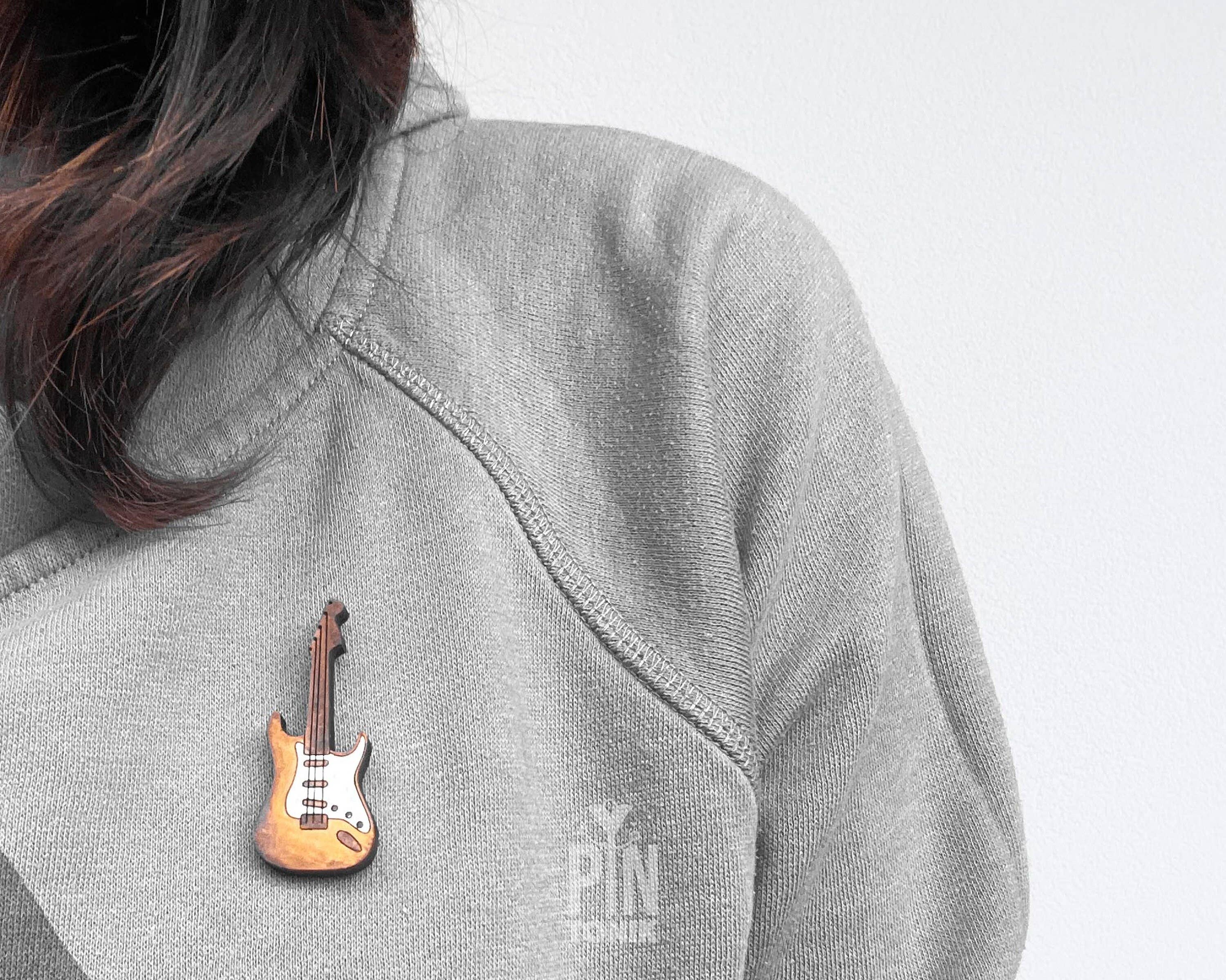 PinTonik - Wholesale Lapel Pin/Button - Electric Guitar Lapel Pin - Punk Music Teacher Gifts2