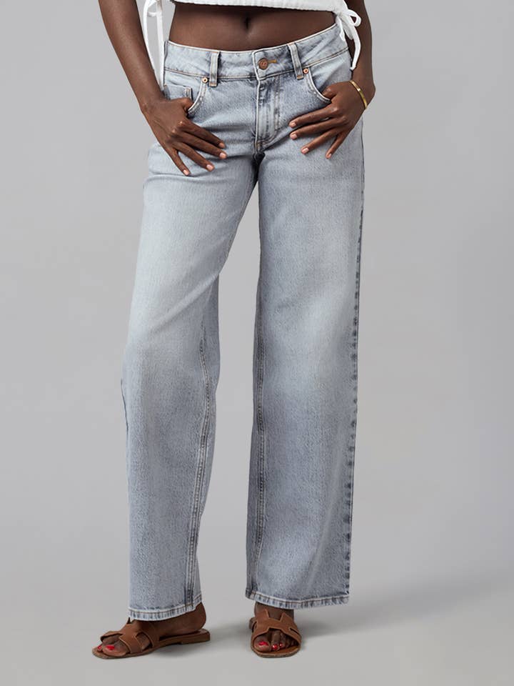 MIRO-MON Mid Rise Straight Jeans 31" Inseam for wholesale by LOLA DENIM