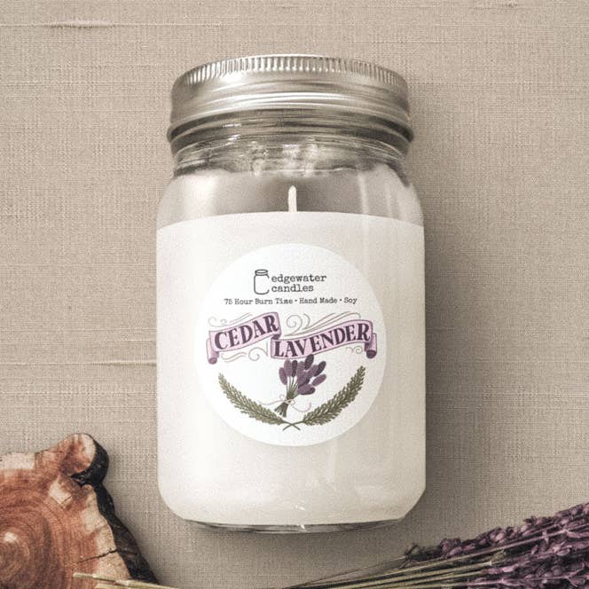 Cedar lavender voor wholesale door Edgewater Candles