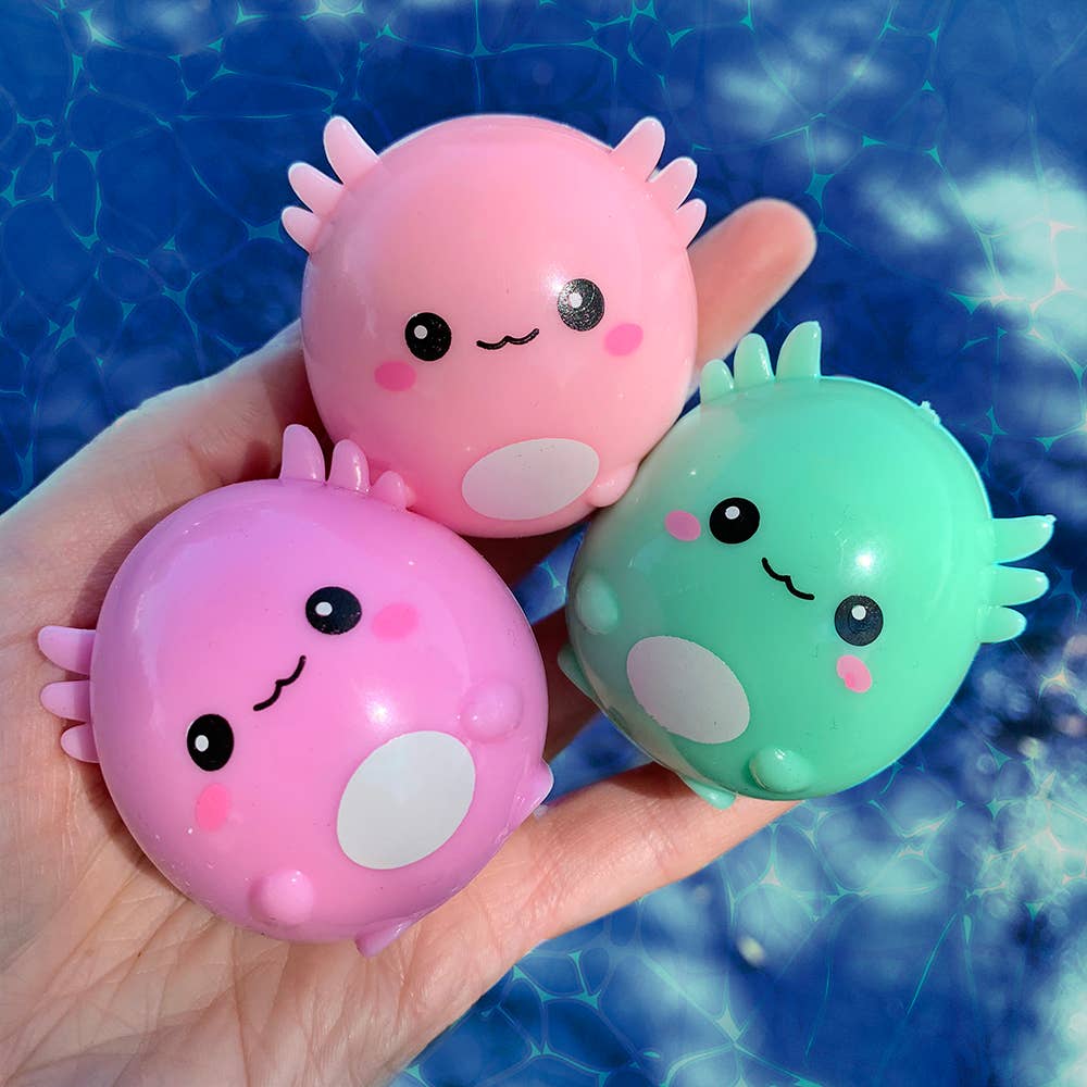 Top Trenz Inc - Wholesale Squishy Toy - Kids & Baby - Sticky Bubble Blobbies - Baby Axolotls1