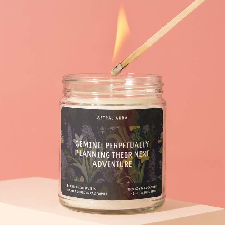 Gemini: Perpetually Planning Their Next Adventure for wholesale by Astral Aura