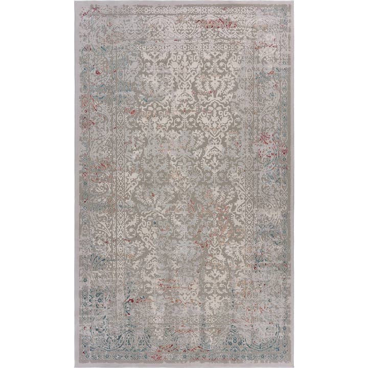 Isabel Distressed Contemporary Oriental Area Rug for wholesale by LR Home