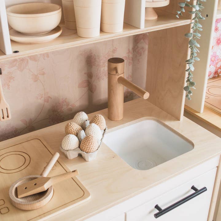 Petit Abode - Wholesale Wood Toy - Kids - The Wooden Dining Set (plate and bowl)9