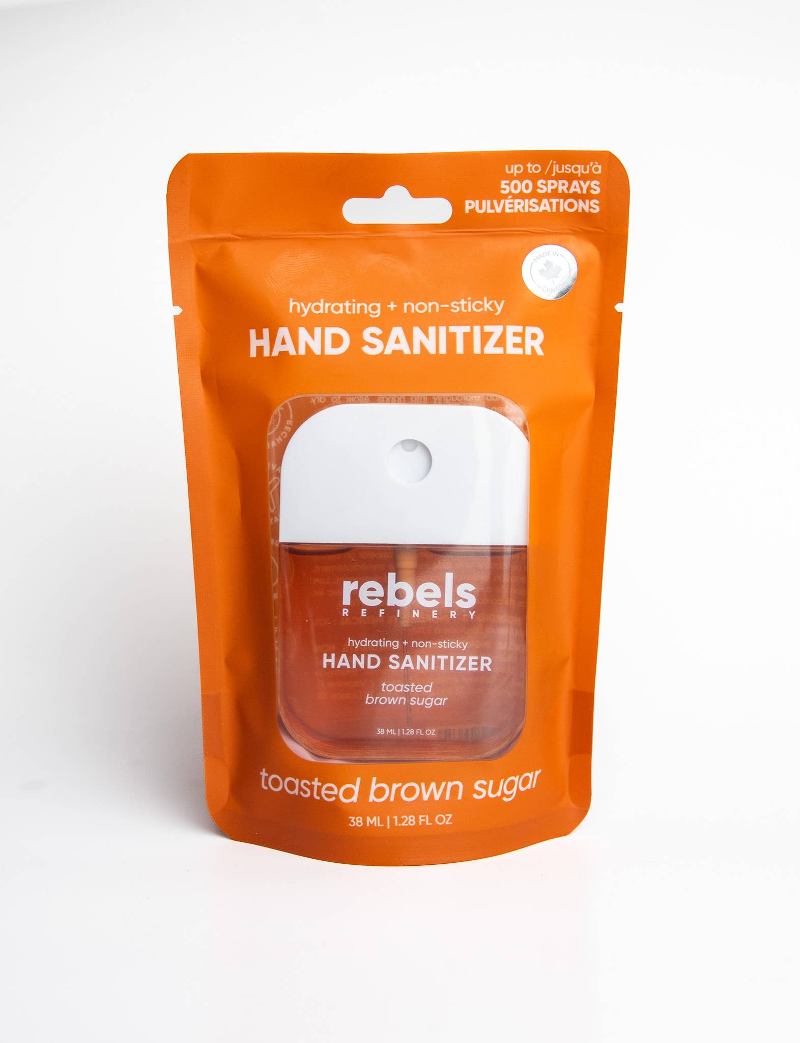 Rebels Refinery - Wholesale Hand Sanitizer - Toasted Brown Sugar Pocket Hand Sanitizer 1
