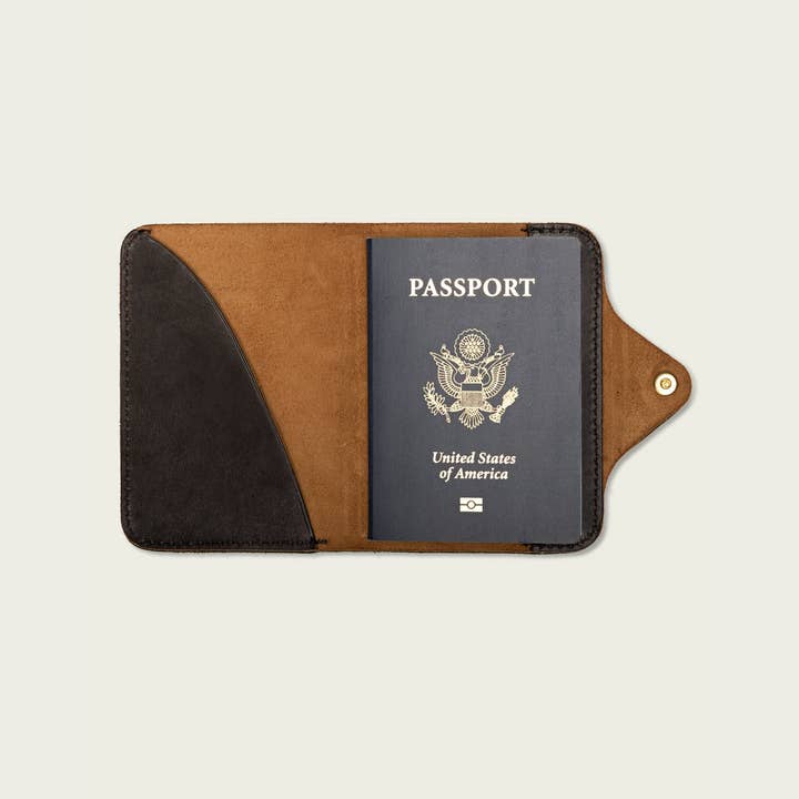 WP Standard - Wholesale Passport Case - Unisex - Leather Snap Passport Travel Wallet3