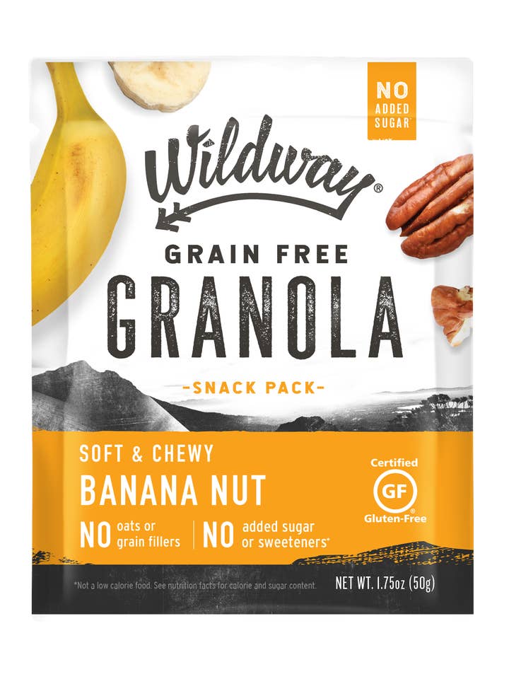 Banana Nut Grain-Free Granola - Single Serve for wholesale by Wildway