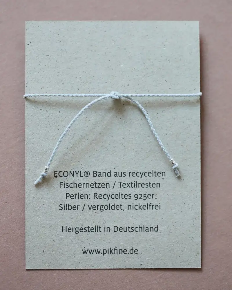 Pikfine eGbR – Engroshandel Perlearmbånd – Glas perlearmbånd „Nila“ /sølv og forgyldt3