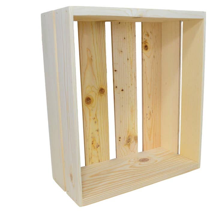 Poole & Sons Inc. - Vente Boîtes décoratives - Caisse en bois rustique 16 ″ (en vrac)5