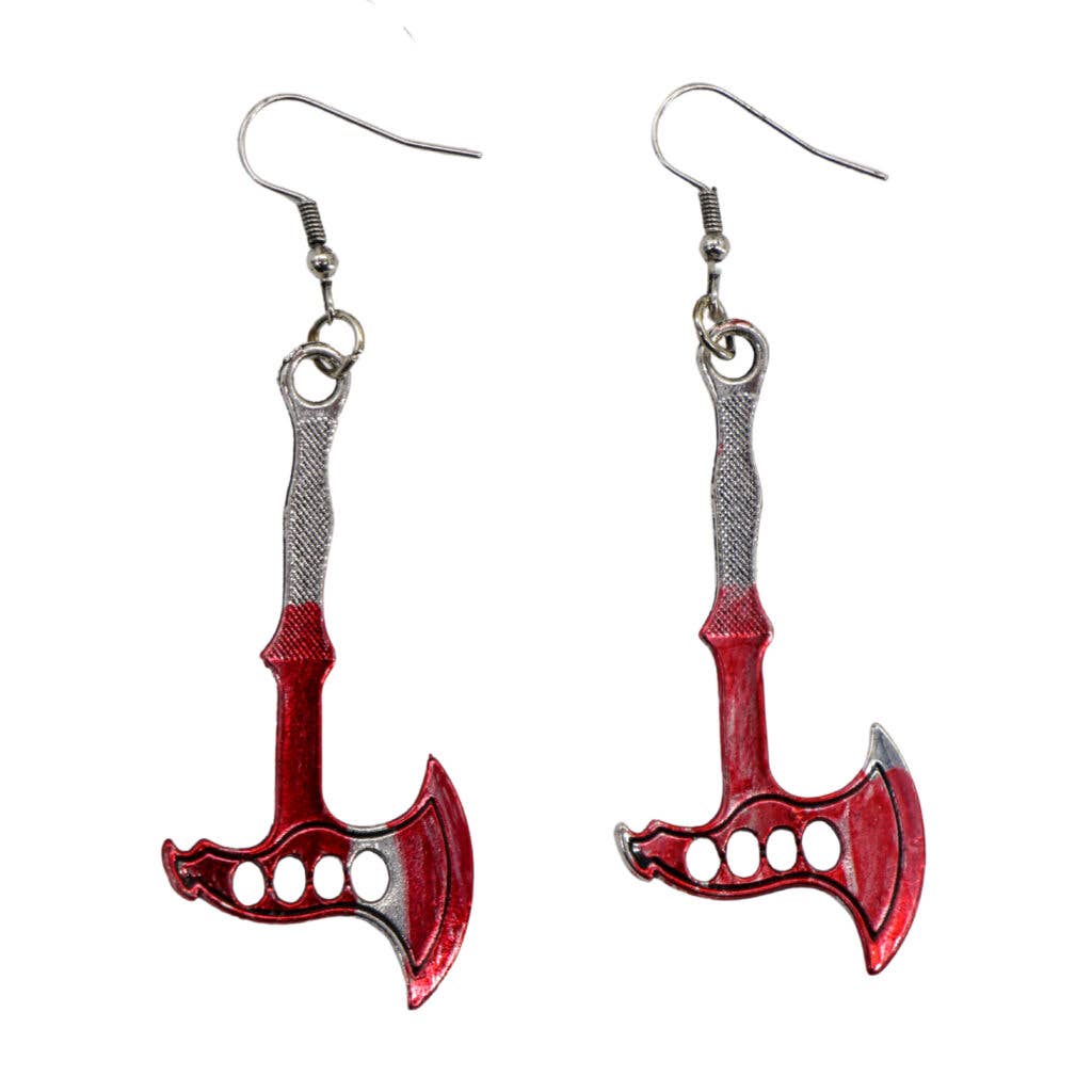 Western Fashion - Venta al por mayor Pendientes colgantes - 55500 - Pendientes Bloody Axe...1