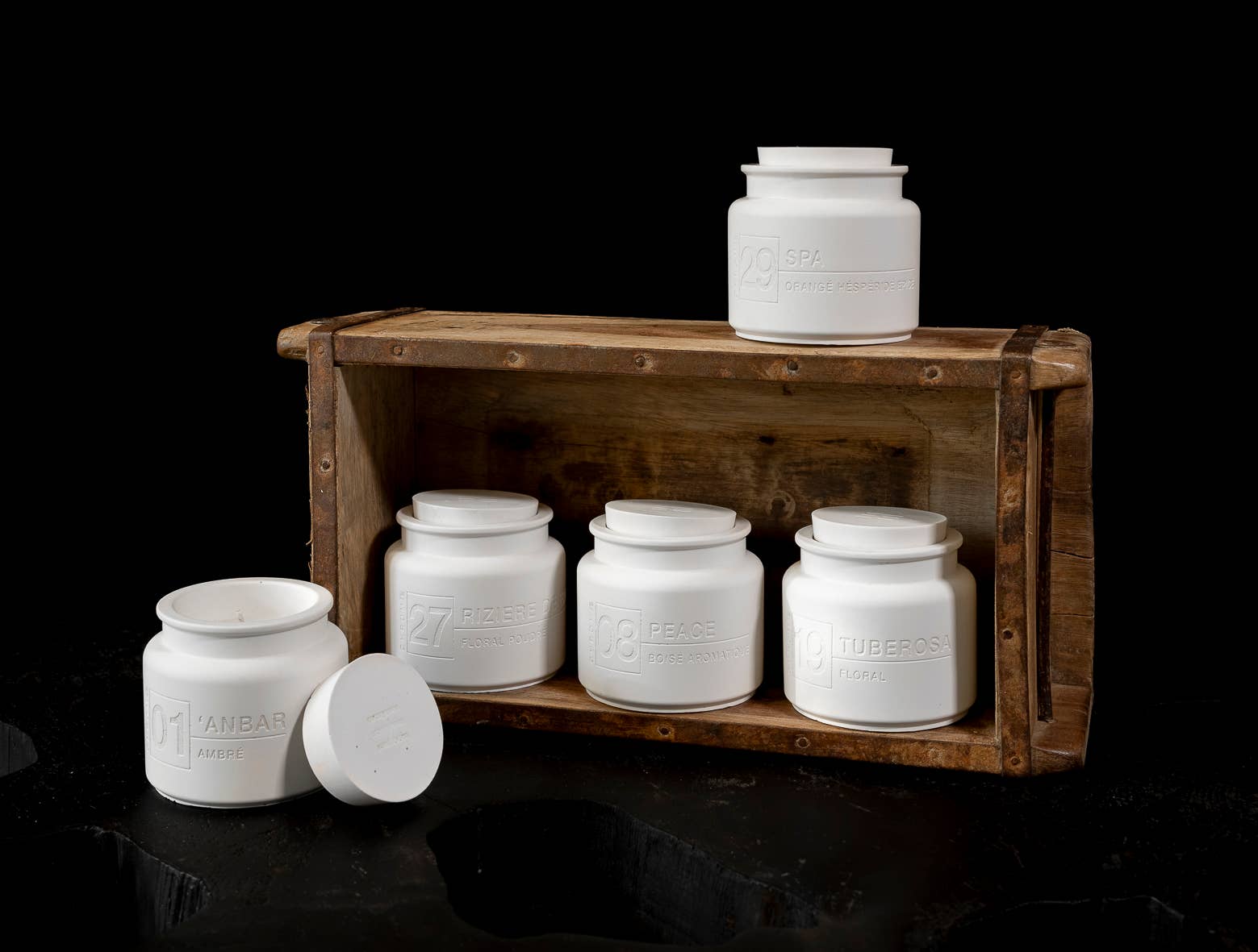 CHROME - Wholesale Jar/Filled Candle - STARTER PACK 12 CHROME CANDLES1