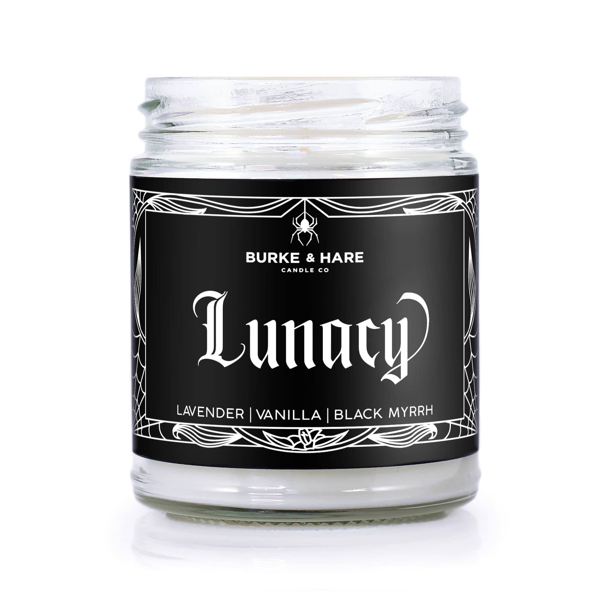 Burke & Hare Co - Wholesale Jar/Filled Candle - Lunacy – Moon Inspired Lavender Candle – Witchy Home Decor1