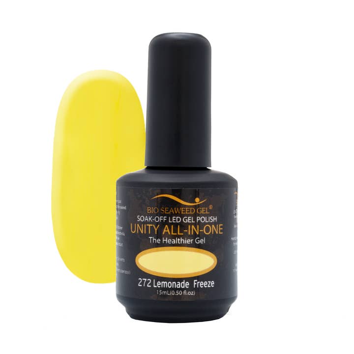 Unity - Smalto gel tutto in uno, 272, limonata per la vendita all'ingrosso da parte di Bio Seaweed Gel