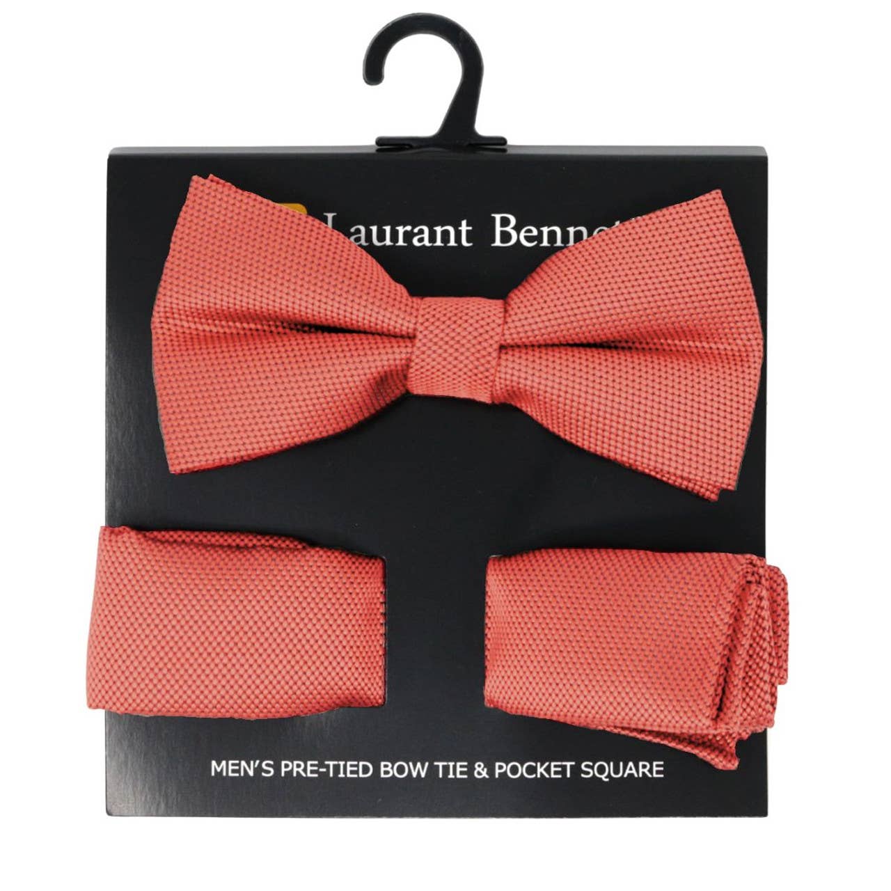 Selini New York - Vente Nœud papillon – homme - Ensemble nœud papillon et mouchoir en polyéthylène tissé pour hommes - BTH630825