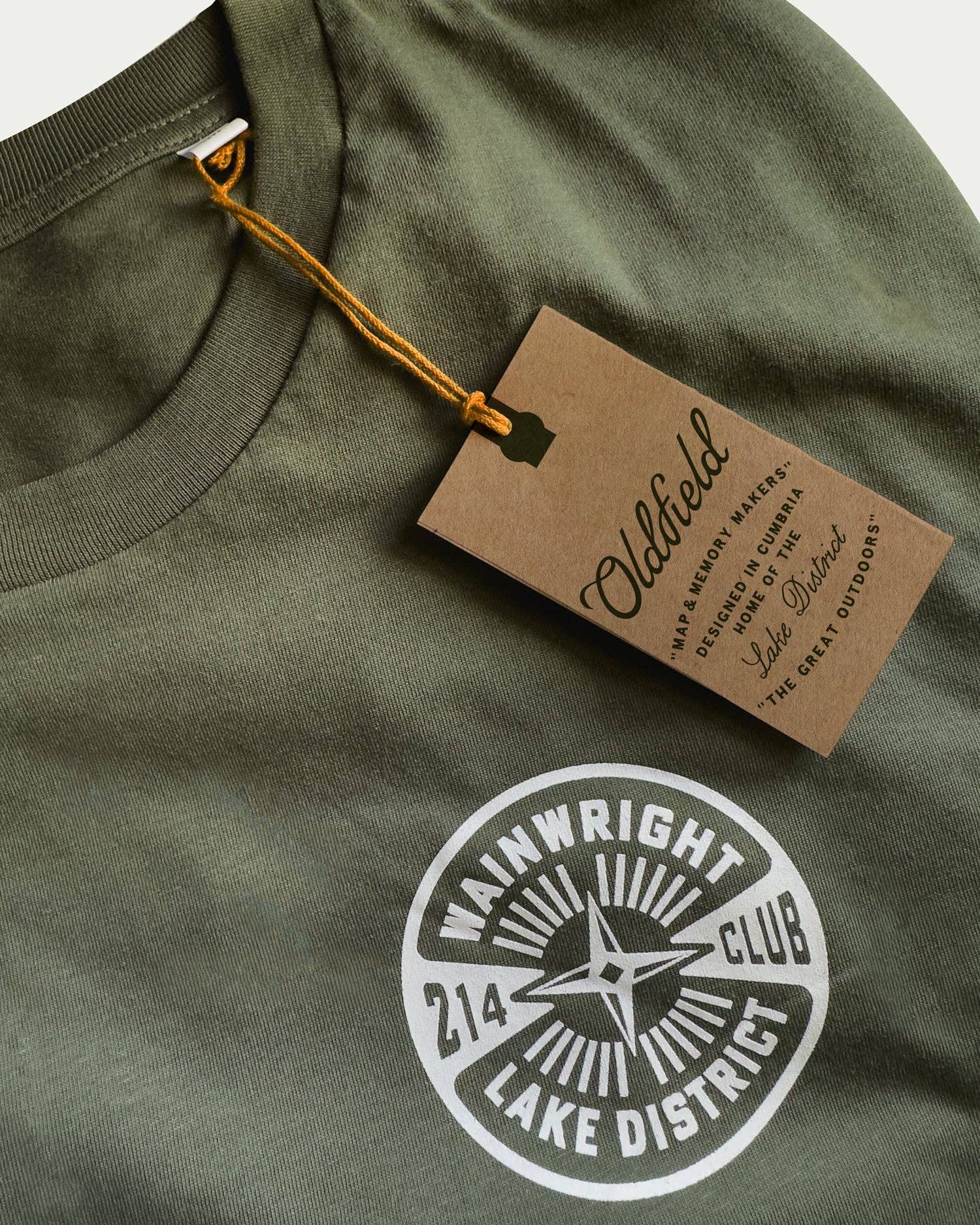 Oldfield Design Co – wholesale Screen printed t-shirt – unisex – Wainwright 214 Club - Unisex Tee5