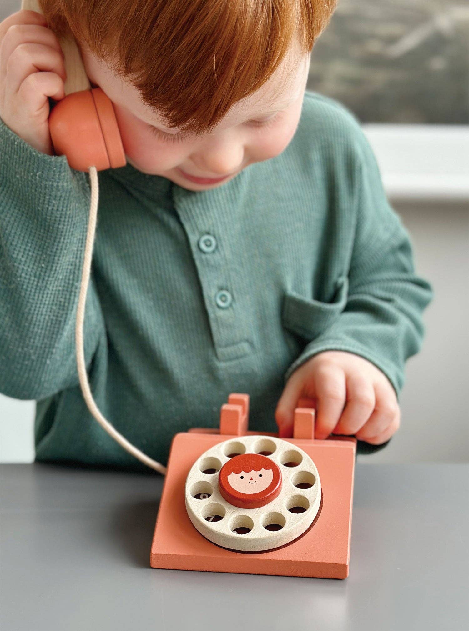 Mentari Toys - Wholesale Wood Toy - Kids - Ring Ring Telephone3