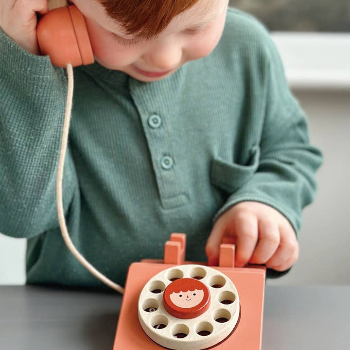 Mentari Toys - Wholesale Wood Toy - Kids - Ring Ring Telephone3