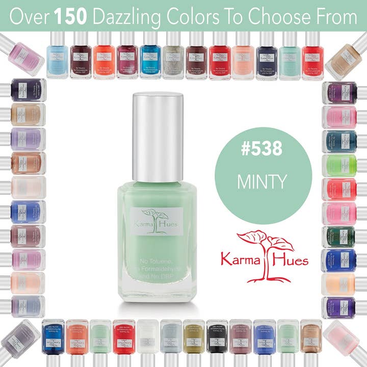 Karma Organic spa - Wholesale Nail polish - Karma Naturals Nail Polish - Minty1