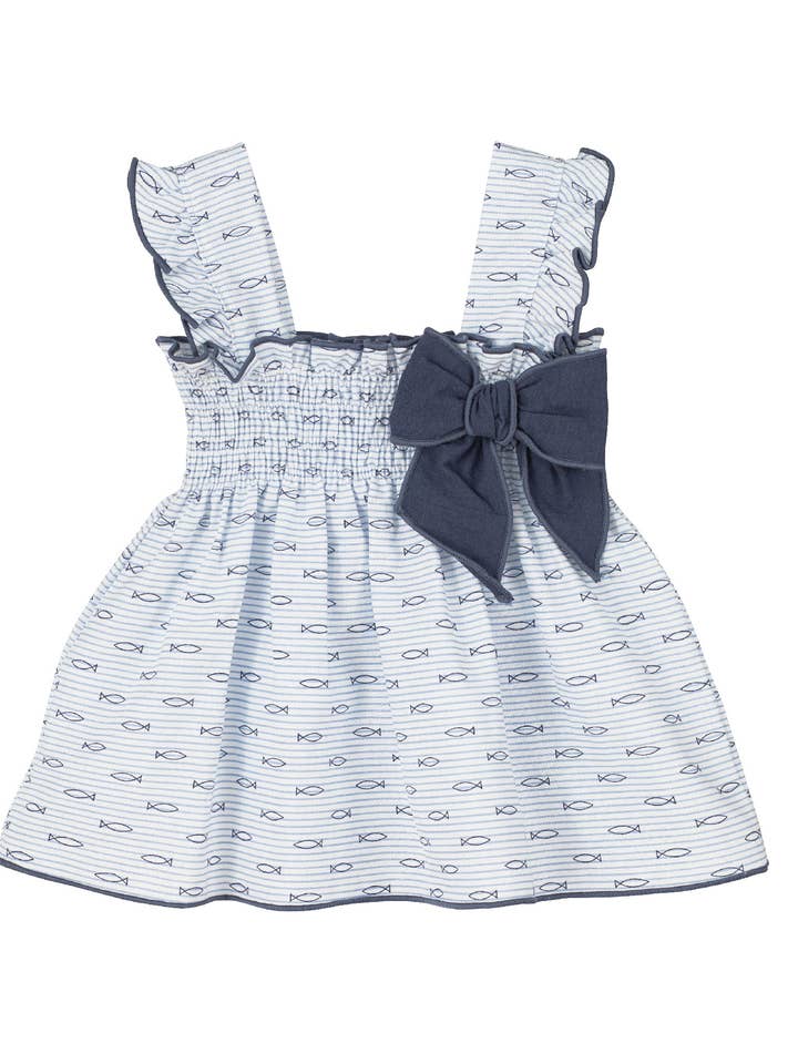Blue Girl's Dress Álsine for wholesale on Faire