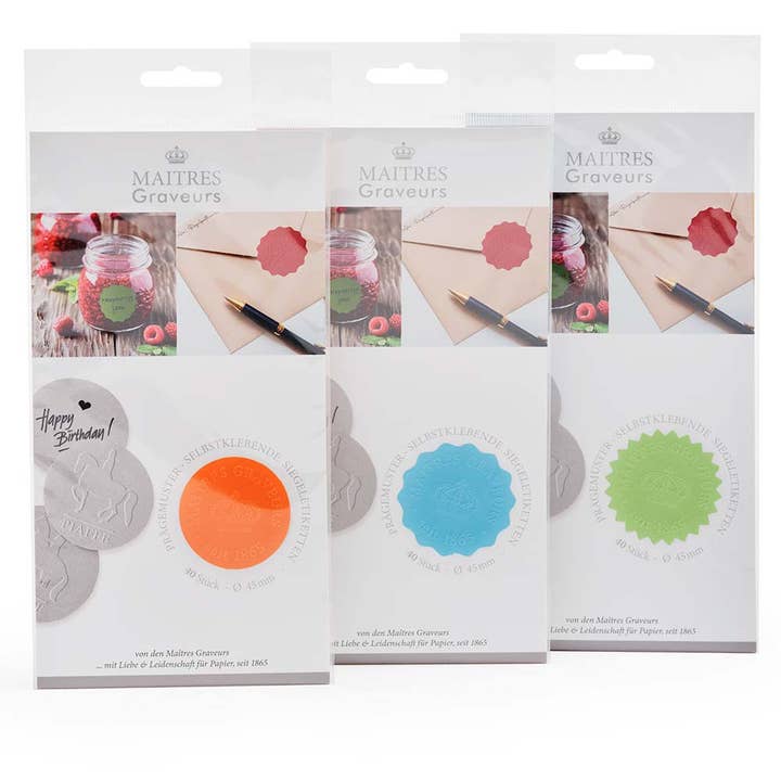 Mästare Gravörer I 40 Etiketter I Rund för wholesale av Royal Posthumus