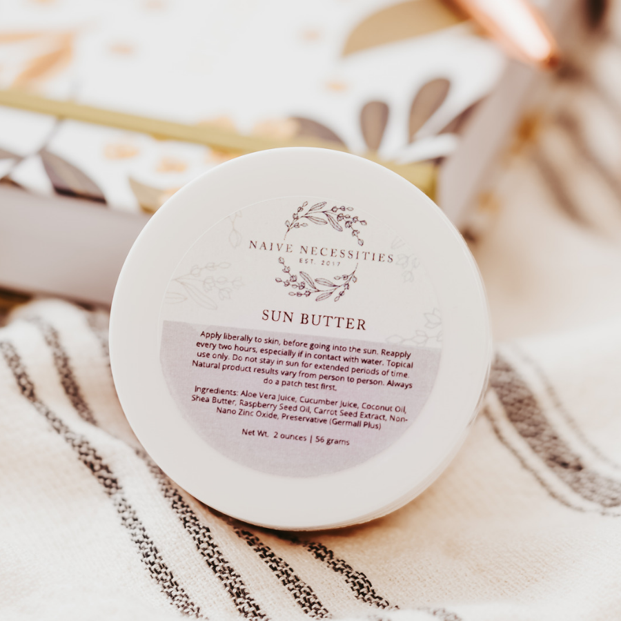 Naive Necessities - Wholesale Sunscreen - Sun Butter (SPF) - All Natural Sunscreen3