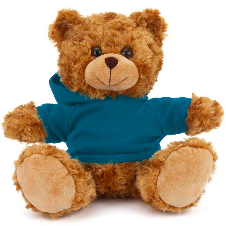 Plushland - Wholesale Stuffed/Plush Toy - Kids & Baby - 11" Personalized Teddy Bear in Hoodie | Custom Sitting Bear28