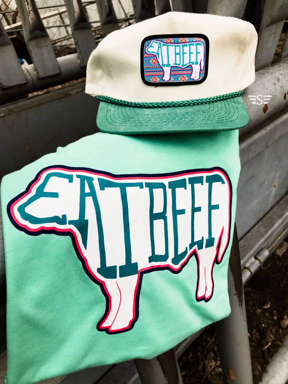 Flying S Company - Wholesale Screen Printed T-Shirt - Women's - Womens Eat Beef Tee4