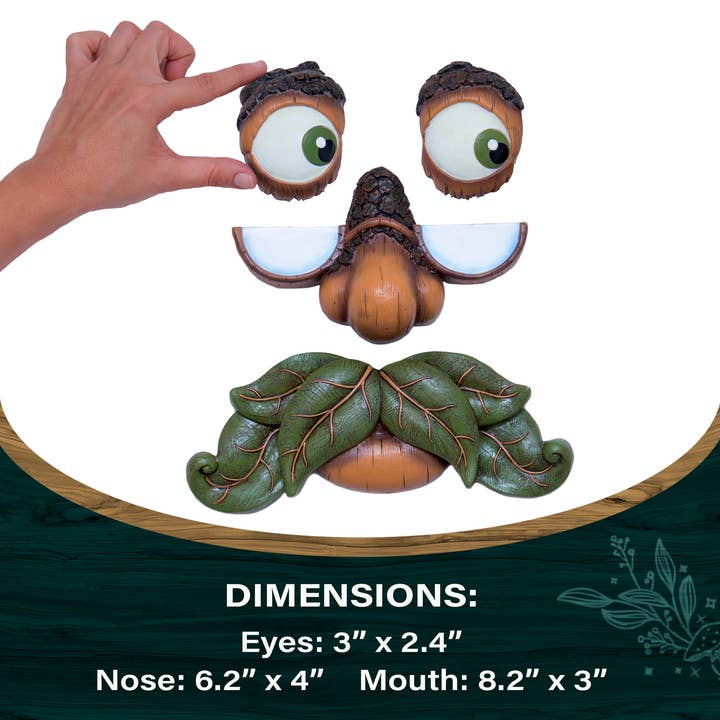 Tree Poetry - Wholesale Outdoor ornament/decor - Tree Face Decor Outdoor – Tree Hugger Yard Art Garden Decor4