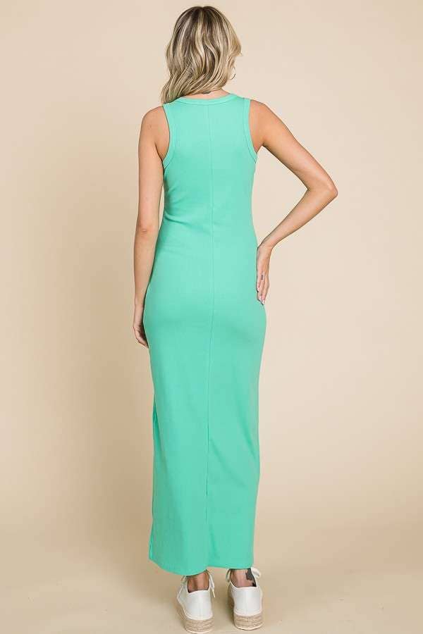 Culture Code - Wholesale Dress - Women's - CRD1616 - SCOOP NECK TANK MAXI DRESS7