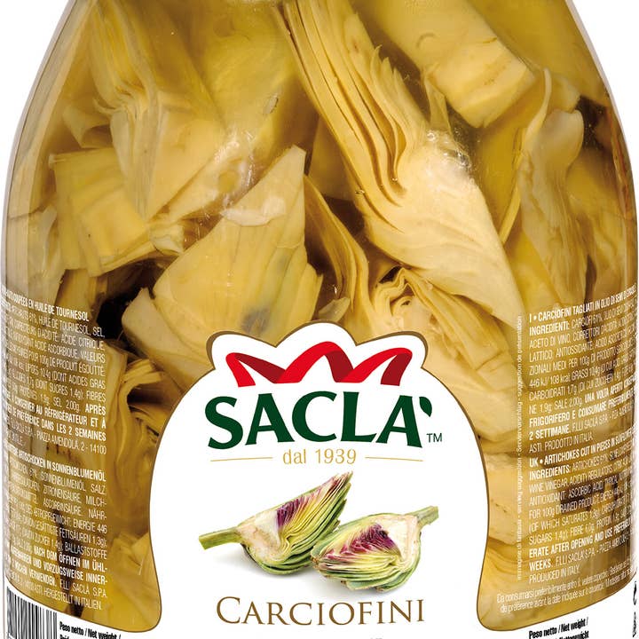 ARTICHOKE WEDGES IN SUNFLOWER OIL 960gr for wholesale by Sacla