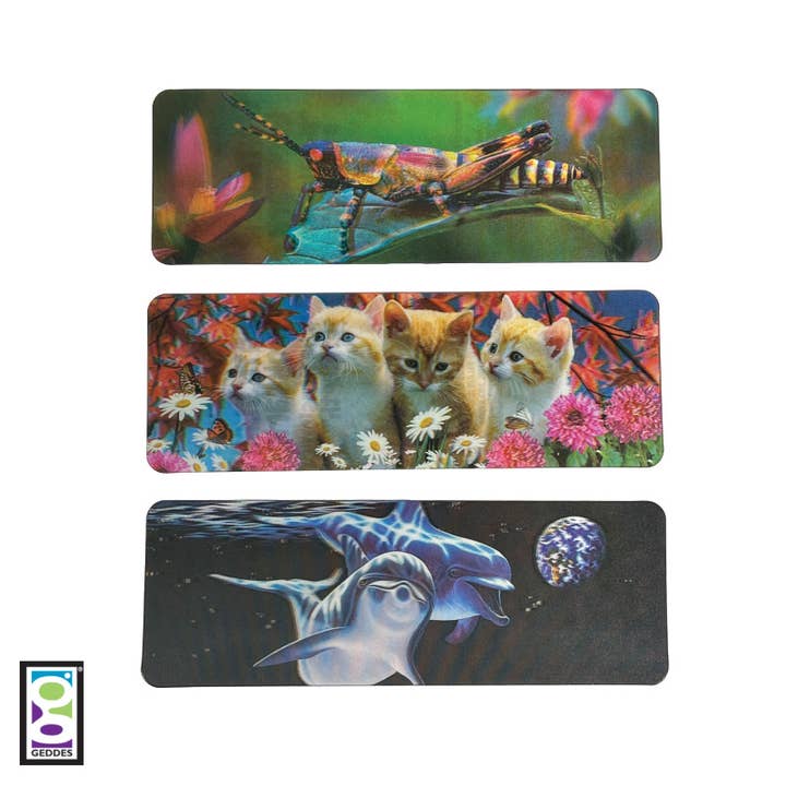 Geddes - Wholesale Bookmark - 3D LENTICULAR BOOKMARK 50/BG3