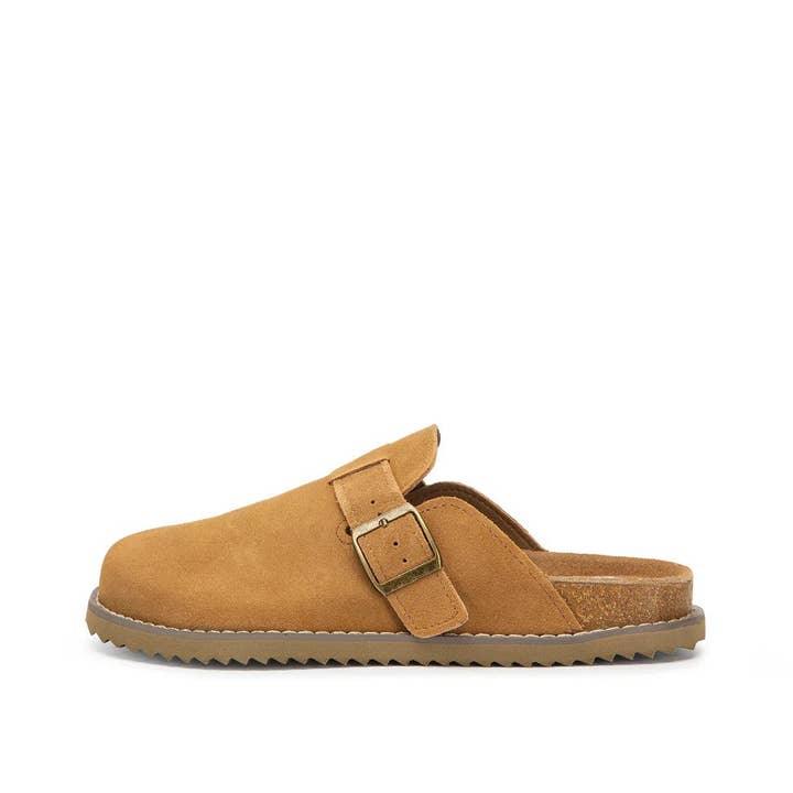 Mars Sky Shoes Wholesale - Wholesale Mules - Women's - Yellow Box MAIBLE Women Cork Sole Buckle Strap Mules-12 Pairs Pack-41.65/Pair