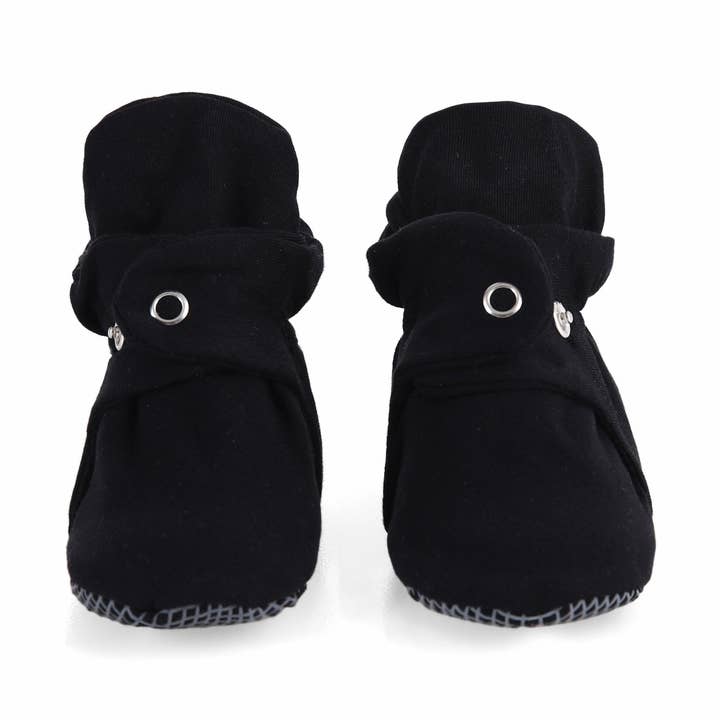 Organic Cotton Baby Booties, Non-Slip Sole, Cotton Newborn B for wholesale by Ella Bonna