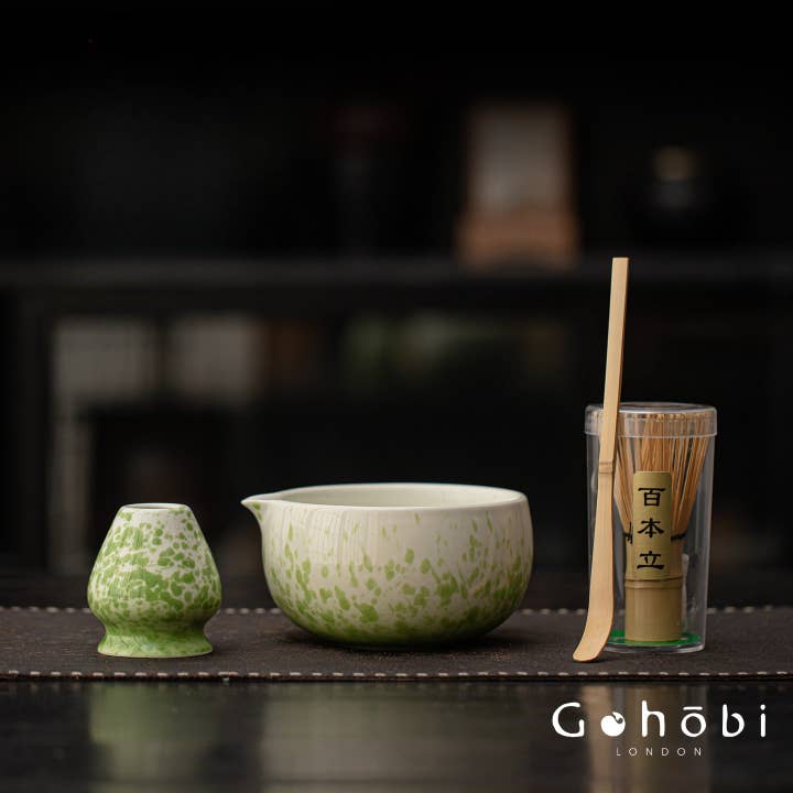 Gohobi Ceramic Matcha Set 123 for wholesale by Gohobi (We cover U.S. import duties)