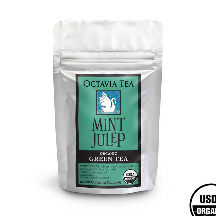 Octavia Tea - Wholesale Loose Tea - Mint Julep - Organic Loose Tea0