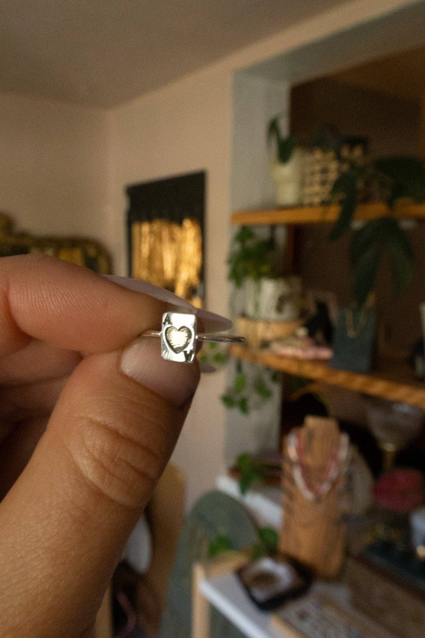 Shiftd Jewelry - Vente Anneau/bague à empiler - Bague As de Cœur4