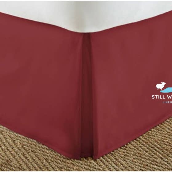 Still Water Linens - Wholesale Bedskirt - Pleated Solid Bed Skirt
7