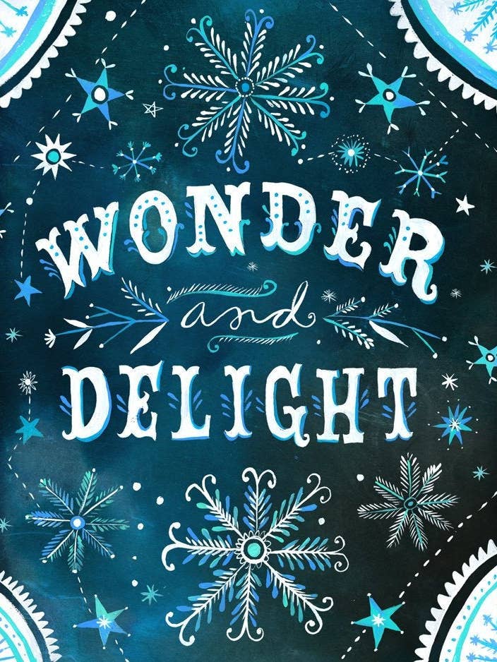 Wonder and Delight Print for wholesale by Katie Daisy