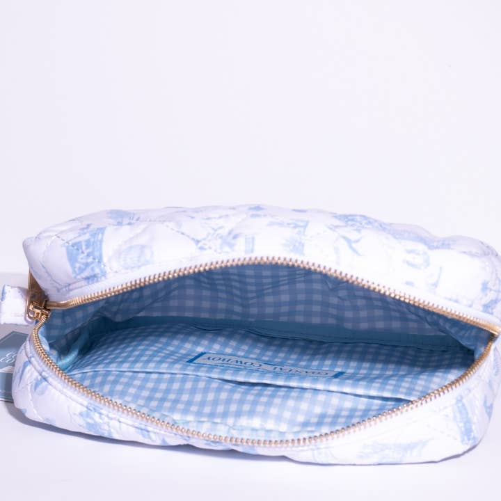 Coastal Cowboy - Wholesale Makeup/Cosmetic Bag - *NEW* Country & Coastal Toile Makeup Travel Bag2