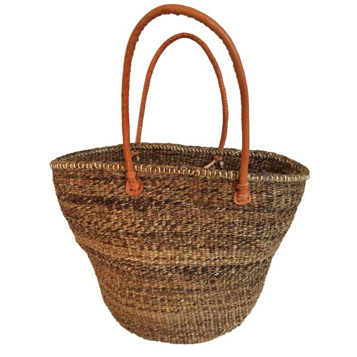 Hand woven Banana Fiber Tote for wholesale by Design Africa