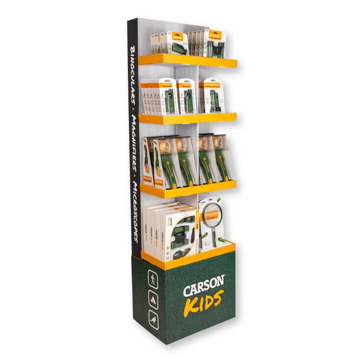 Carson Kids, Floor-Standing Educational Toy Display - 45 Pcs and other Purchase Wholesale toys display. Free Returns & Net 60 Terms on Faire trending on Faire.