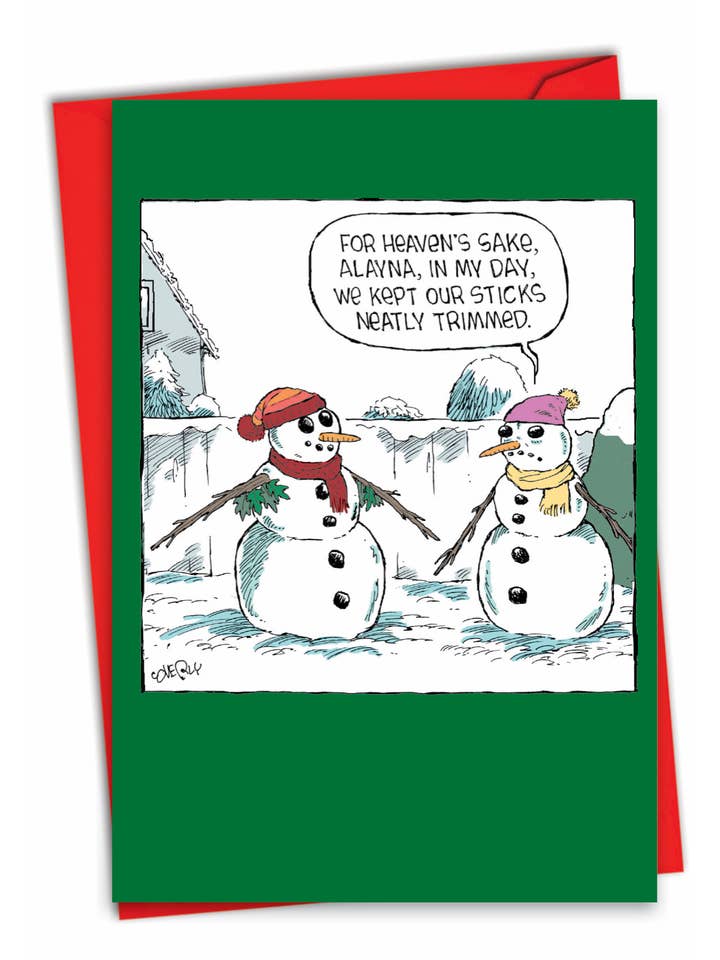 Biglietto natalizio - bastoncini rifilati per la vendita all'ingrosso da parte di NobleWorks