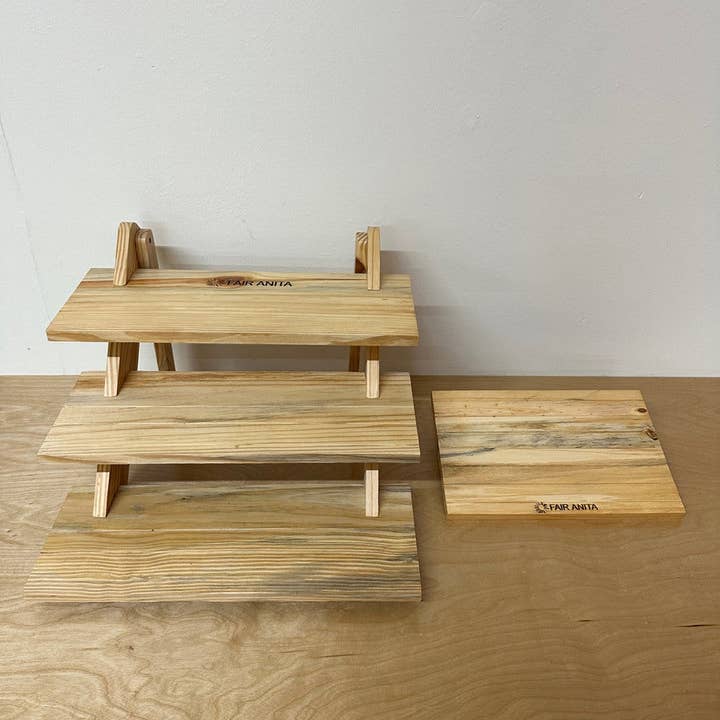 Fair Anita - Wholesale Display Shelf - Wooden Tier Slat Retailer Display2